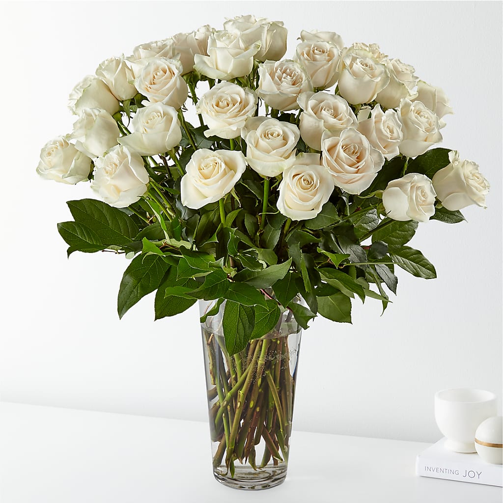 Long Stem White Rose Bouquet – FRY'S, Tolleson AZ
