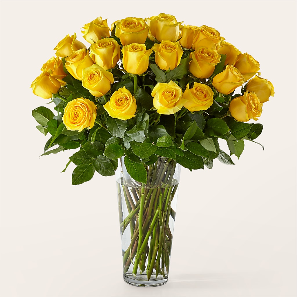 Long Stem Yellow Rose Bouquet – FRY'S, Tolleson AZ