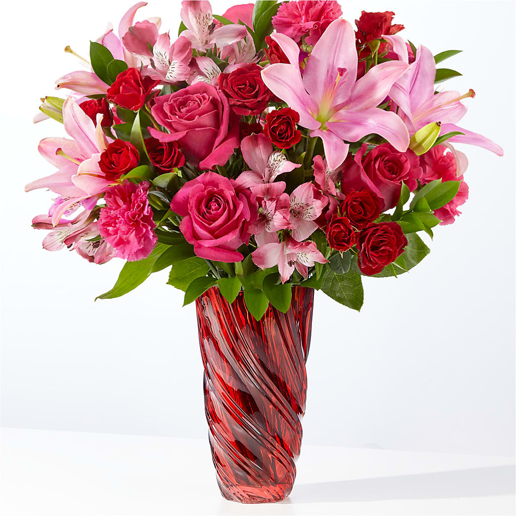 In Love Bouquet with Luxe Swirl Vase – FRY'S, Tolleson AZ