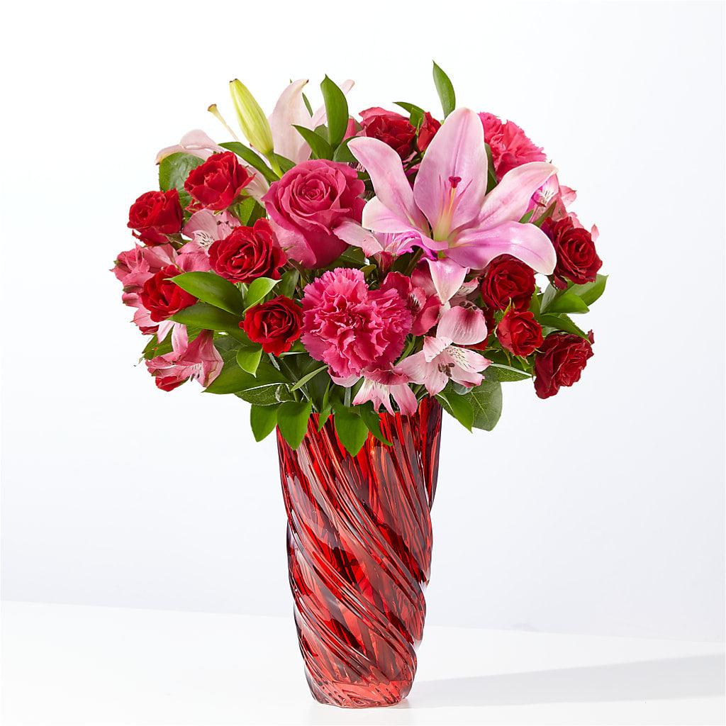 In Love Bouquet with Luxe Swirl Vase – FRY'S, Tolleson AZ