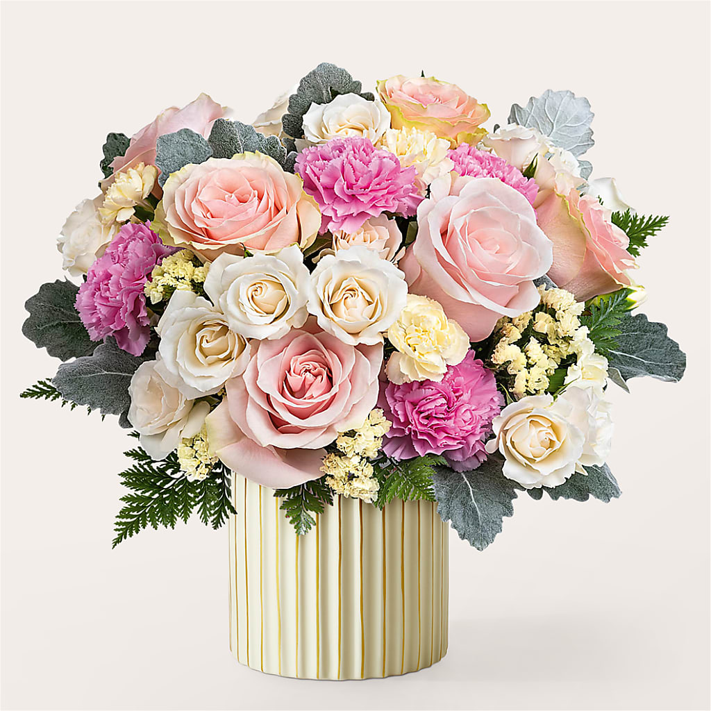 Blissful Moments Bouquet with Ivory Vase – FRY'S, Tolleson AZ