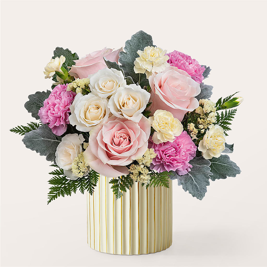 Blissful Moments Bouquet with Ivory Vase – FRY'S, Tolleson AZ