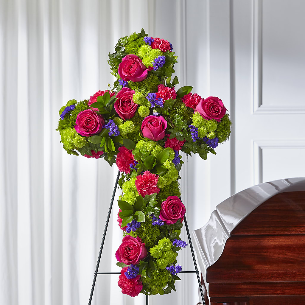Tribute Rose Floral Cross – FRY'S, Tolleson AZ