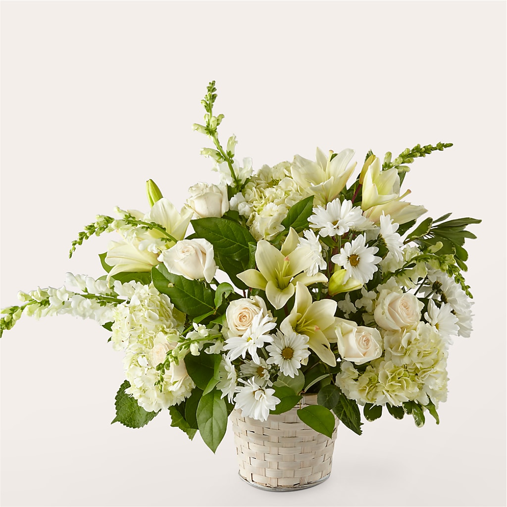 Ivory Elegance Floral Basket – FRY'S, Tolleson AZ