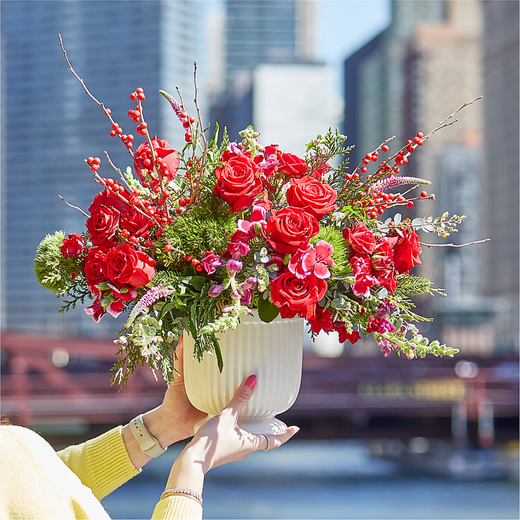 Big Red Bow Bouquet – FRY'S, Tolleson AZ