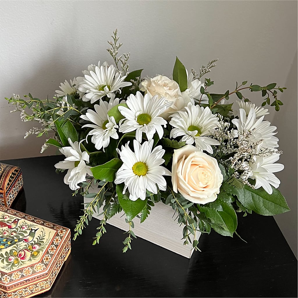 Fresh Linen Box Bouquet – FRY'S, Tolleson AZ