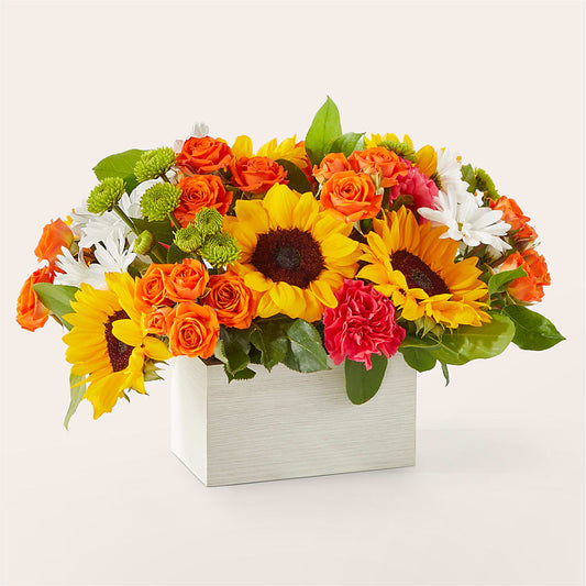 Sun-drenched Blooms Box Bouquet – FRY'S, Tolleson AZ
