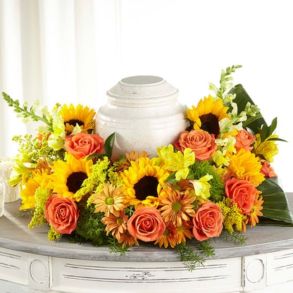 Faithful Sunflower Cremation Adornment – FRY'S, Tolleson AZ