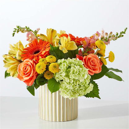 Autumn Sunshine Bouquet with Ivory Vase – FRY'S, Tolleson AZ