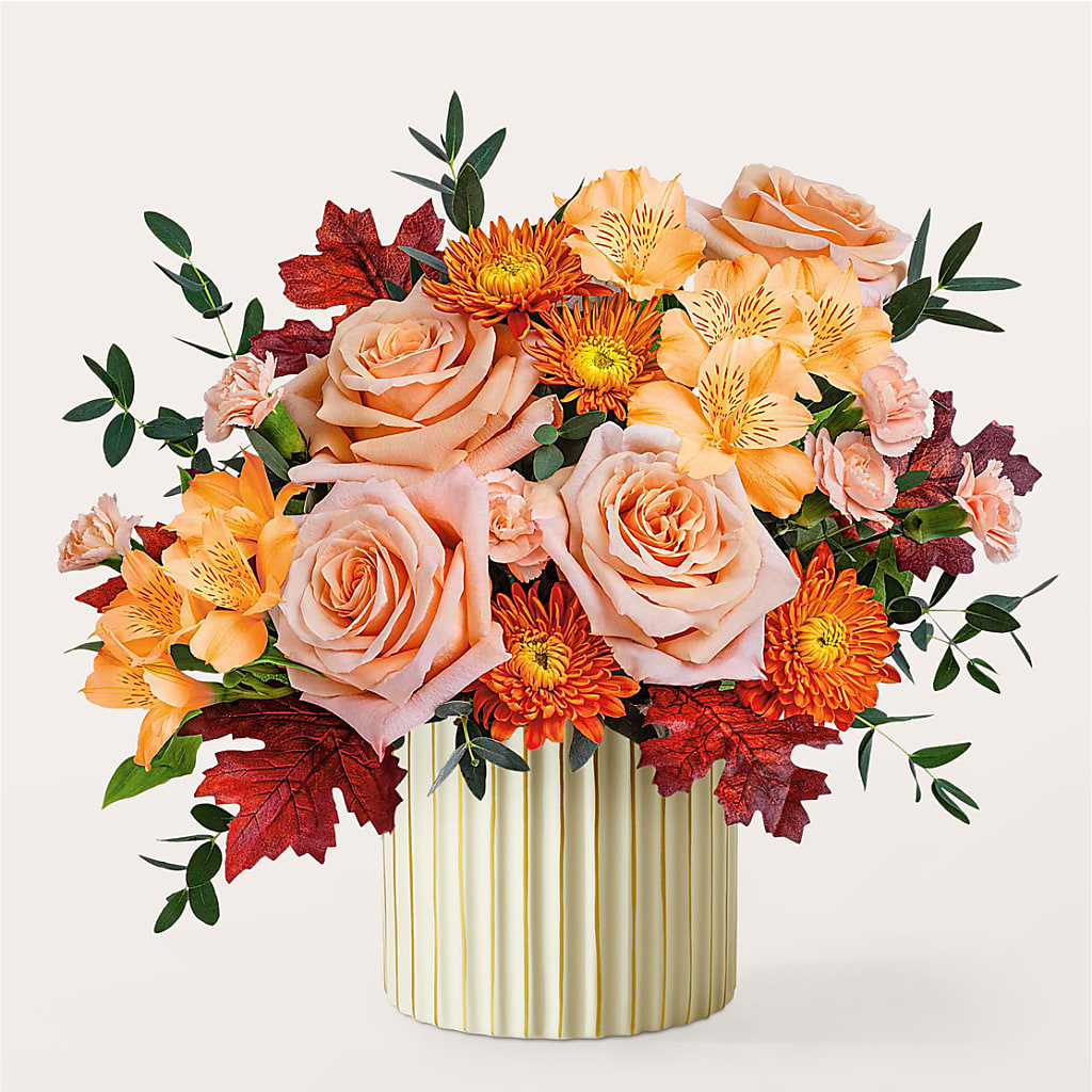 Spiced Latte Bouquet with Ivory Vase – FRY'S, Tolleson AZ