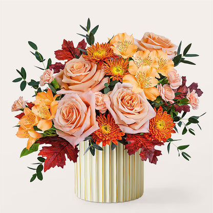Spiced Latte Bouquet with Ivory Vase – FRY'S, Tolleson AZ