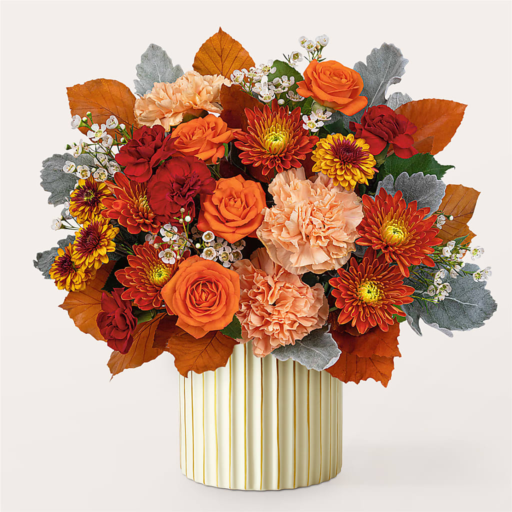 Merlot Bouquet with Ivory Vase – FRY'S, Tolleson AZ